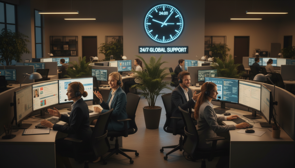 บริการลูกค้า 24 ชั่วโมง